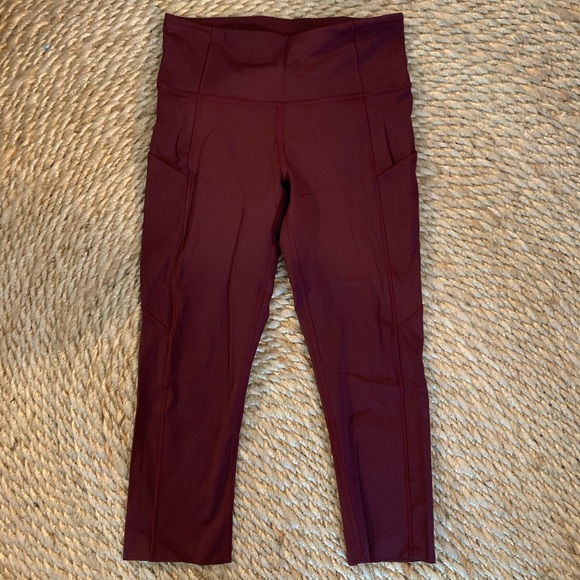 Lululemon Fast & Free HR Cropped Leggings - Picture 1 of 3